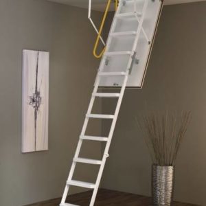 Металлическая складная чердачная лестница, ЛС-128